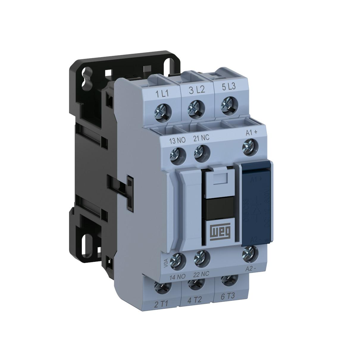 WEG CWB25-11-30D02 Contactor, 24V, 50/60Hz | BB4JWZ