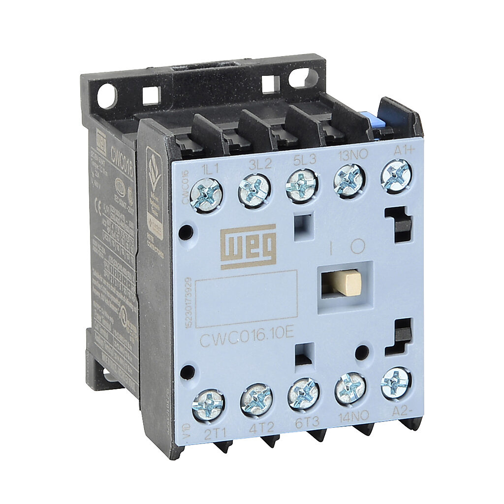 Miniature Contactor, 16 A Rated, 3 NO Main Contact, 1 NO Aux Contact, 24V DC, Low Consumption
