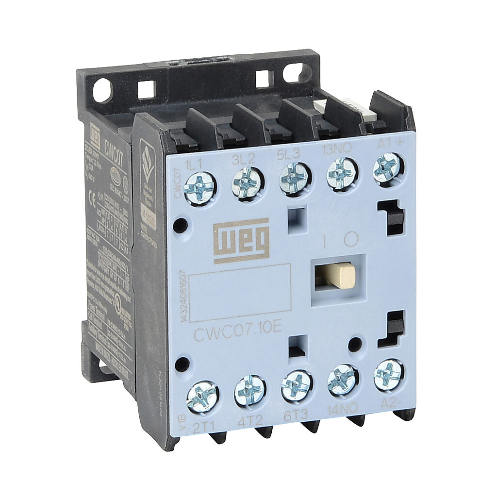 WEG CWC07-10-30V18 Contactor, 110V at 50Hz/120V at 60Hz | BC7RJW
