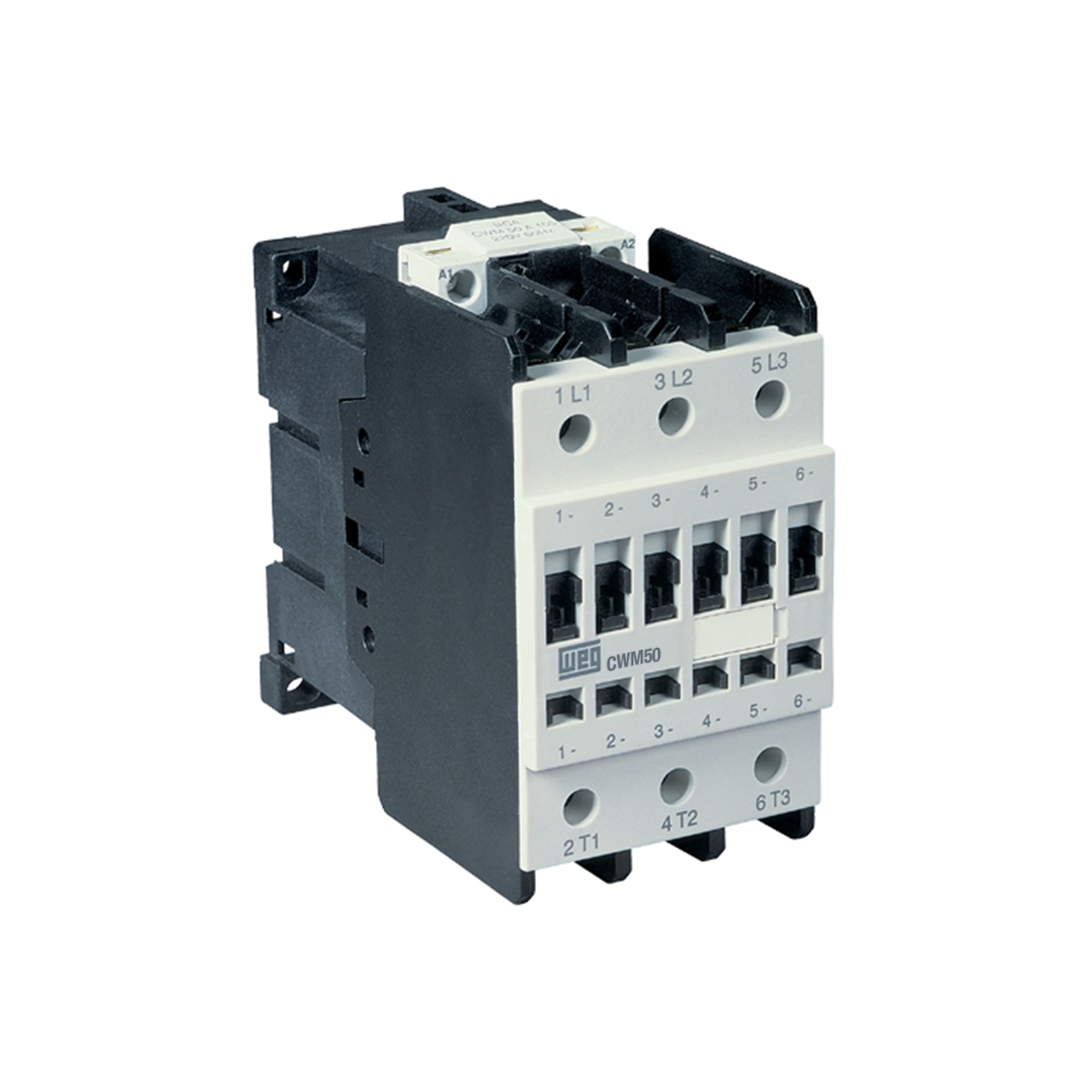 WEG CWM50N-00-30V18 Contactor, 110V at 50Hz/120V at 60Hz | BB2MJZ