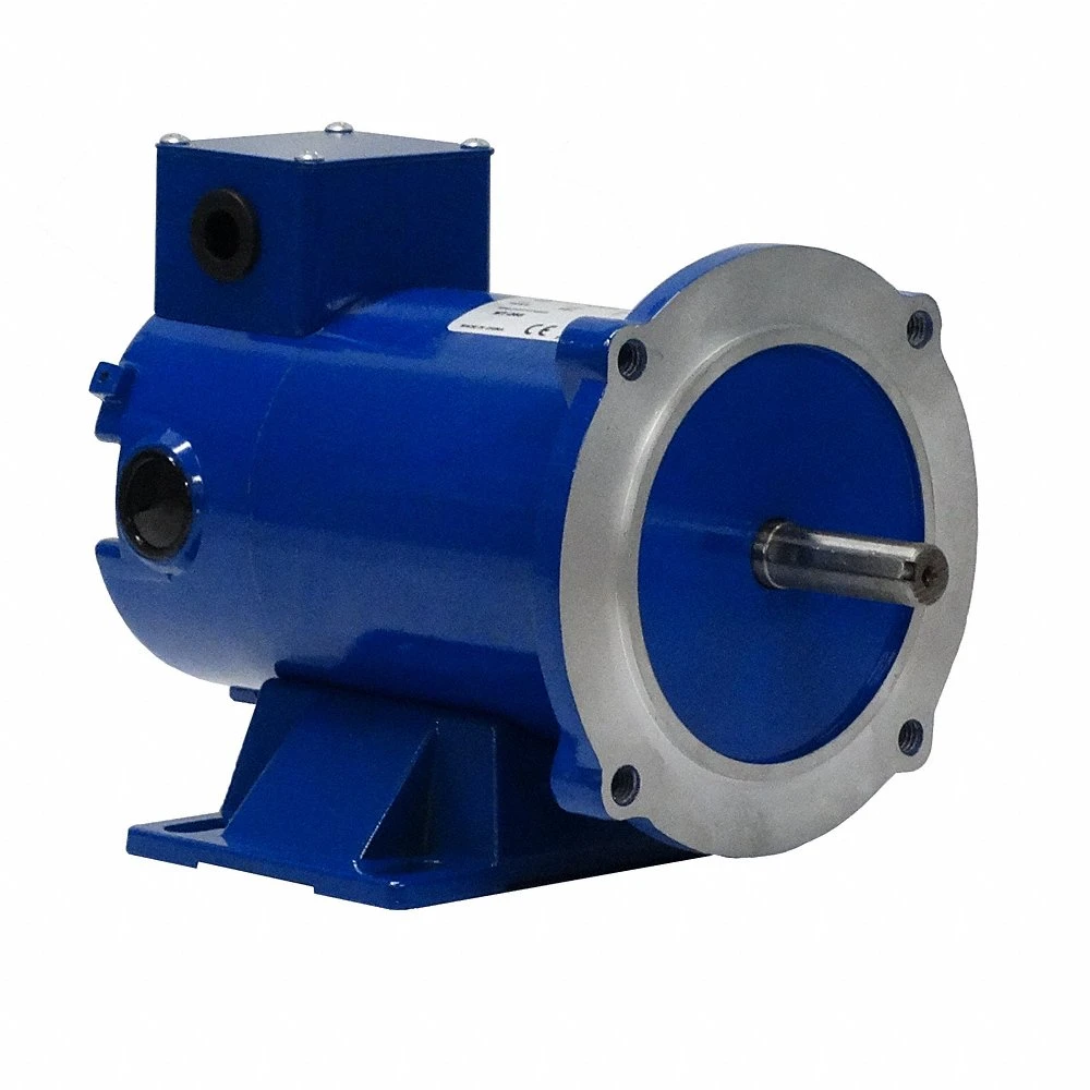 DC Permanent Magnet Motor, 1/3 HP, 1750 RPM, 56C Frame, Rigid Base Mounting, 12V DC