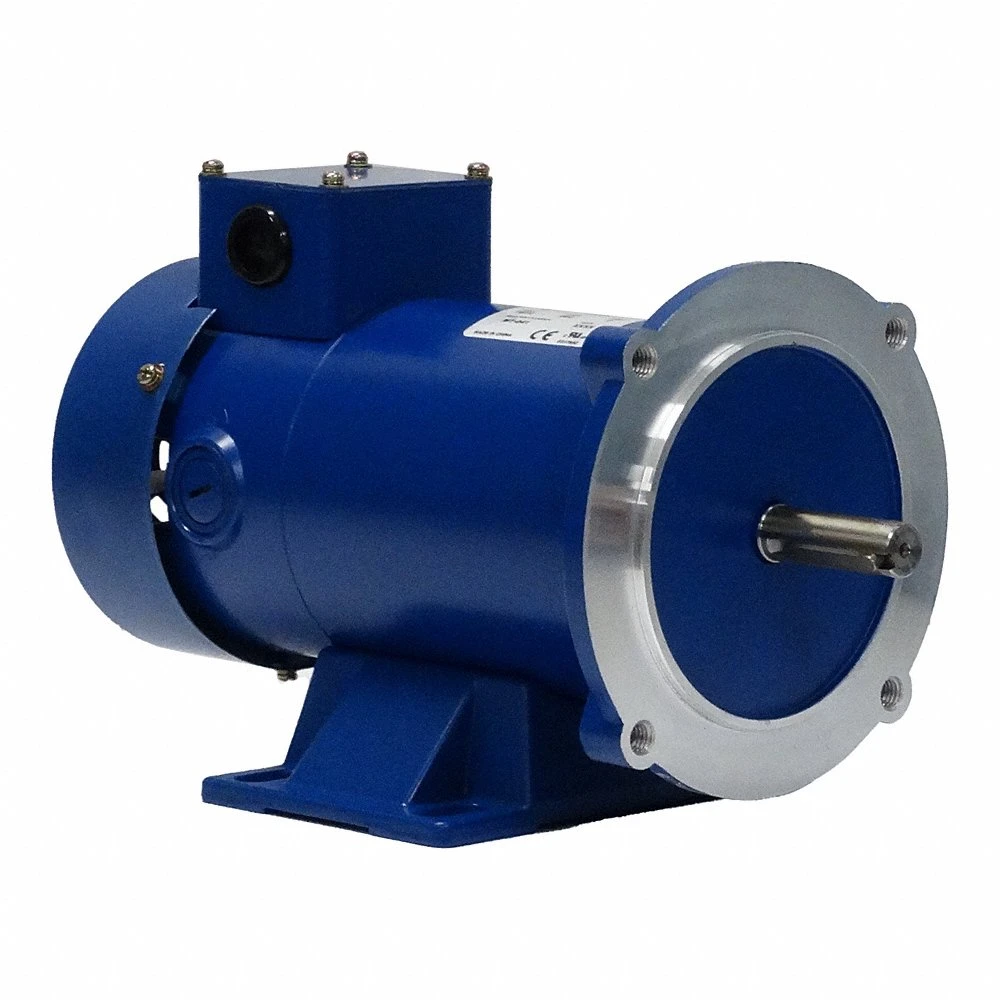 DC Permanent Magnet Motor, 1 HP, 1750 RPM, 56C Frame, Rigid Base Mounting, 24V DC