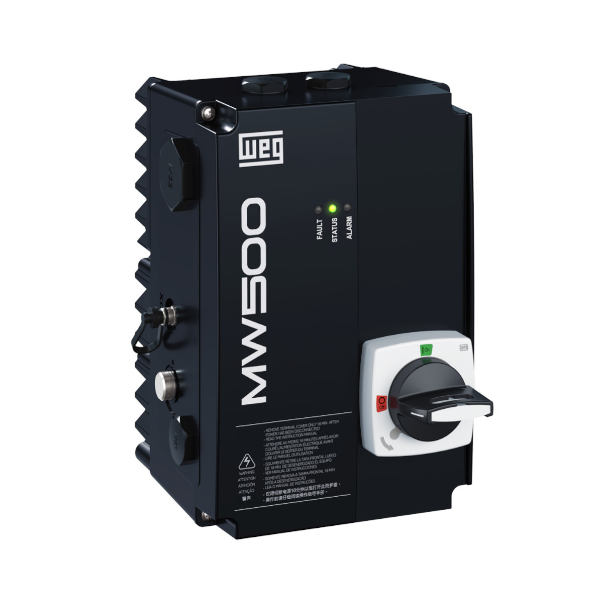 Variable Speed Drive, 200-240V, Heavy Duty 6 A, IP66 With Disconnect Switch
