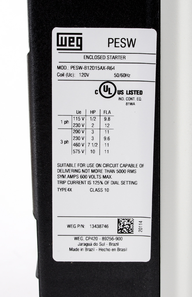 WEG PESW-B12D15AX-R64 4