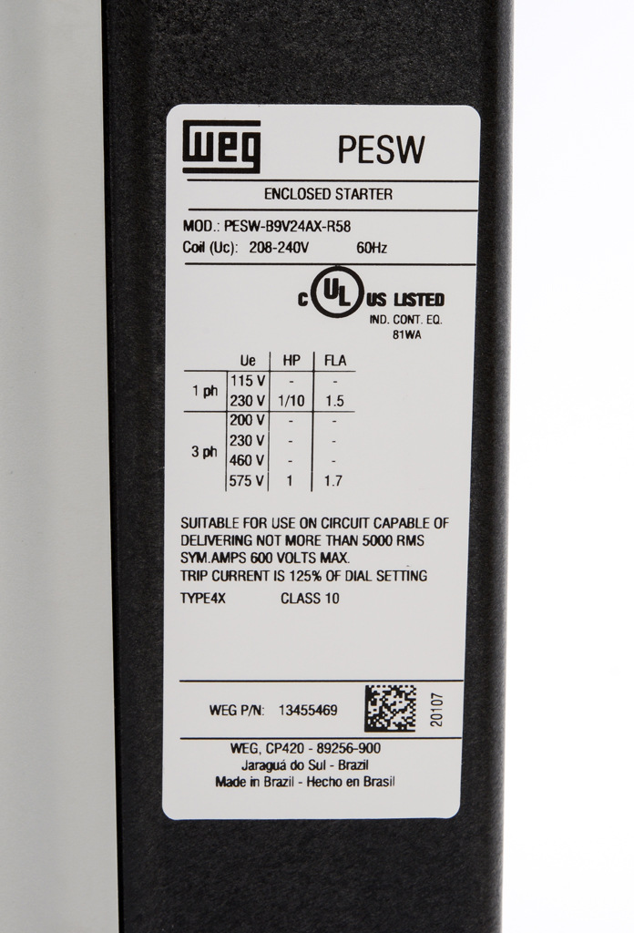 WEG PESW-B9V24AX-R58 4