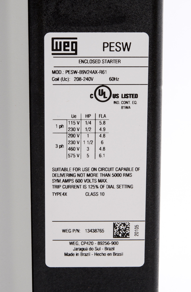 WEG PESW-B9V24AX-R61 4