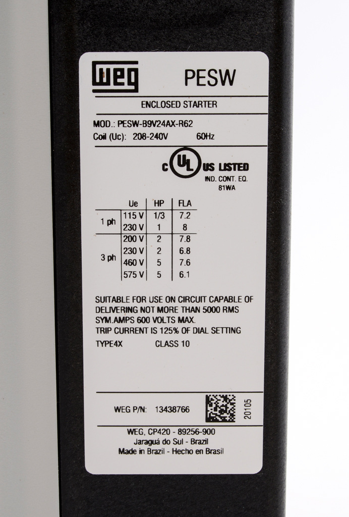 WEG PESW-B9V24AX-R62 4