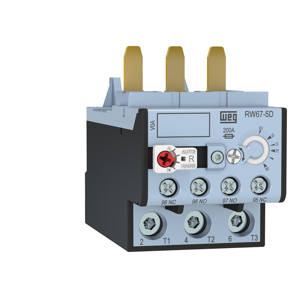 Overload Relay, 2 Poles, 50-63 A