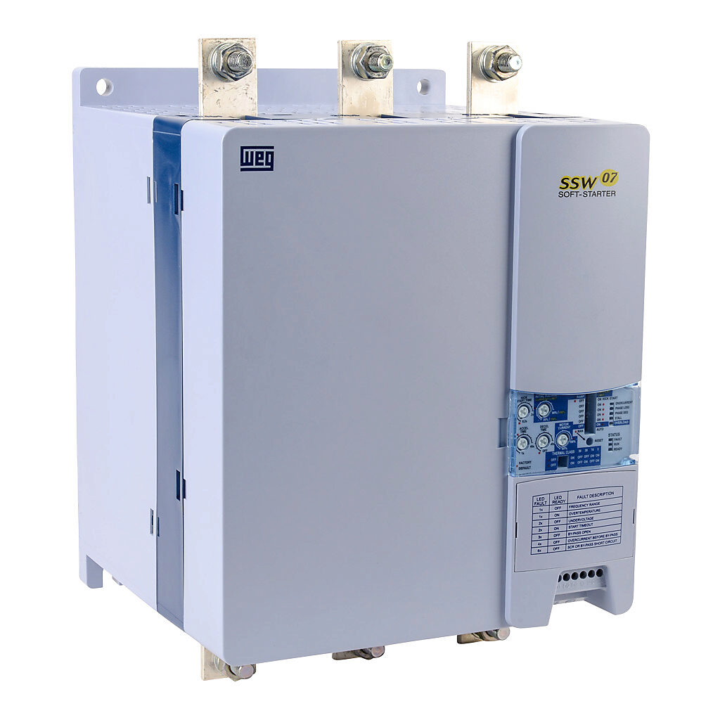 Basic Soft Starter, 255A, 220/460/575 VAC At 3-Phase, Trip Class 5/10/20/30