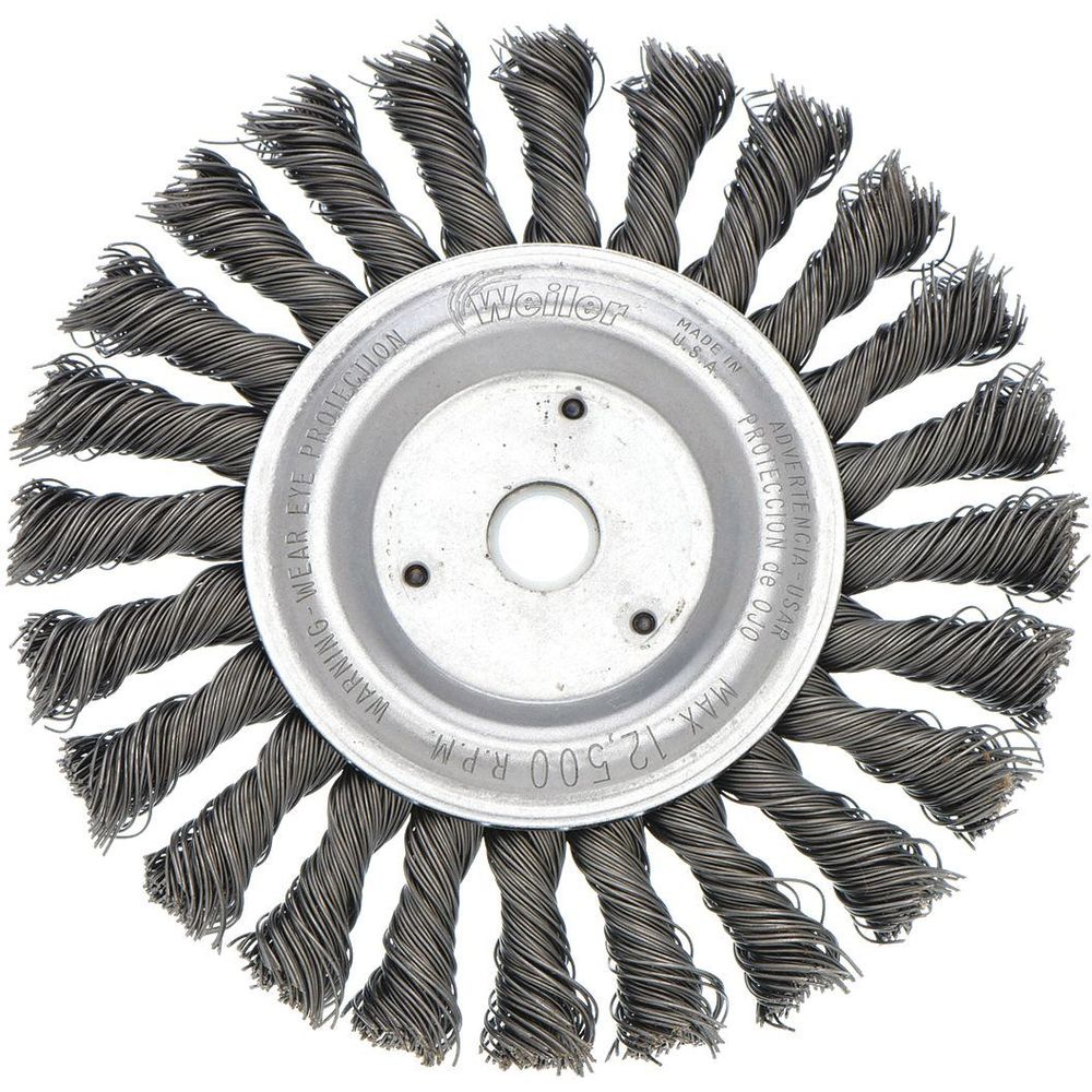 Twist Wire Wheel Brush Threaded Arbor