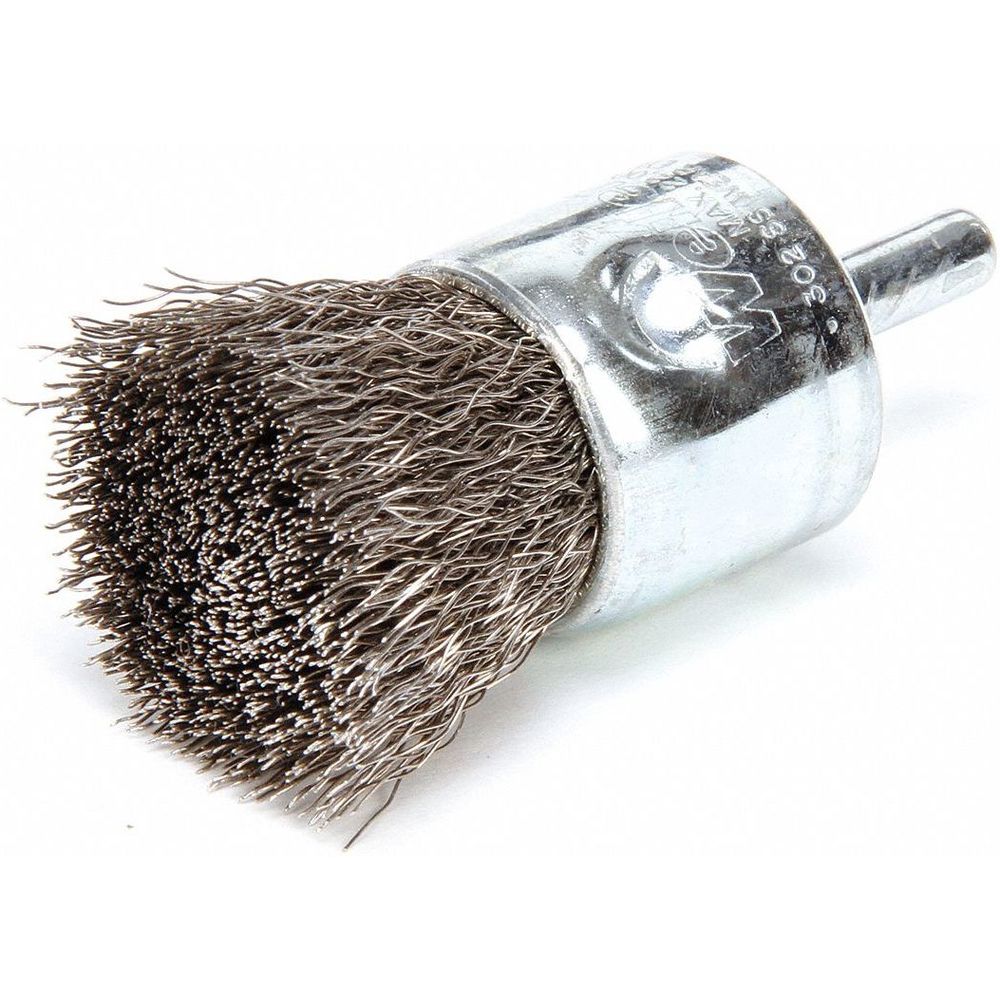 Crimped Wire End Brush Stainless Steel