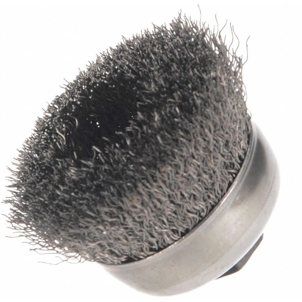 Crimped Wire Cup Brush 3 inch 0.014 inch