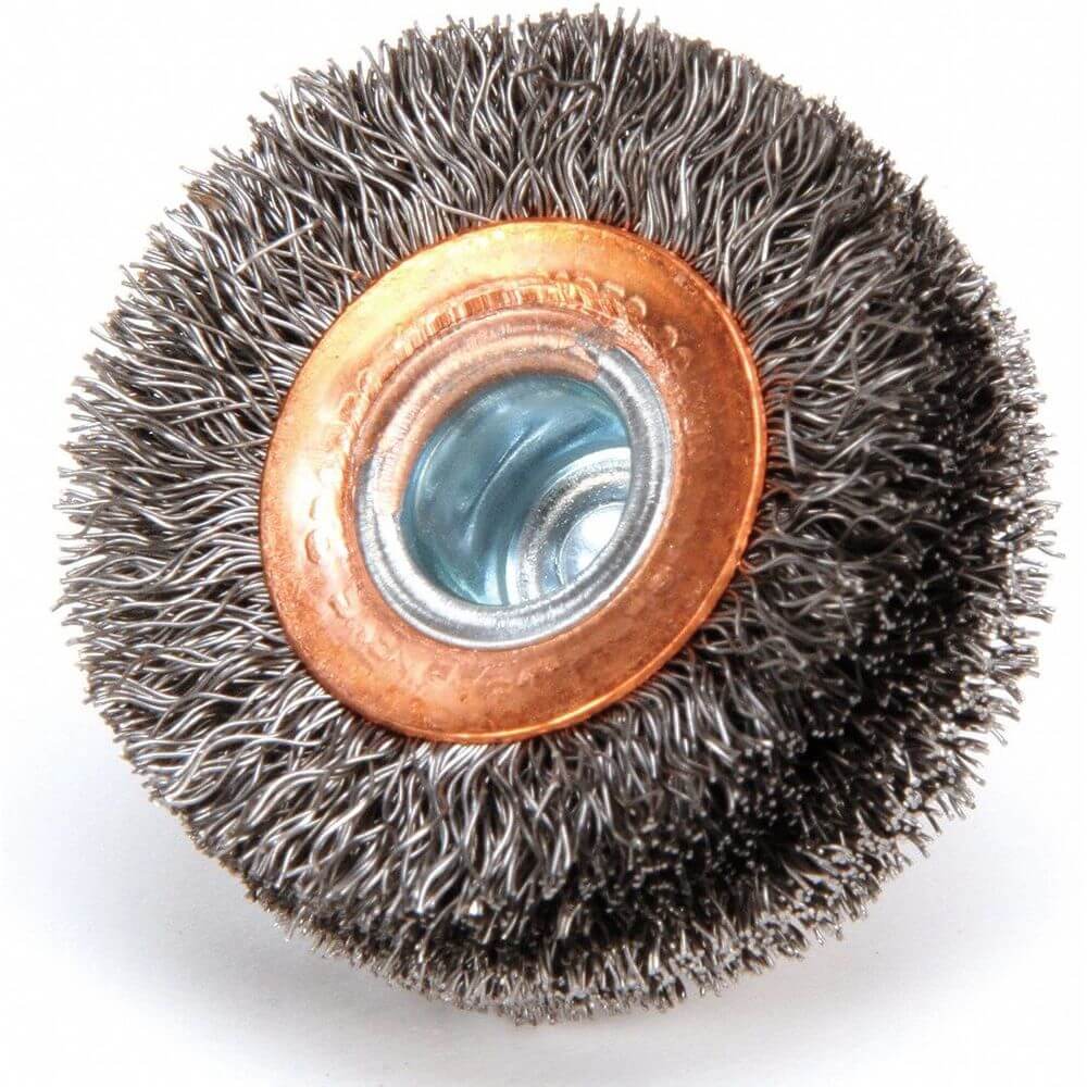 Crimped Wire Wheel Brush Stem 2 Inch