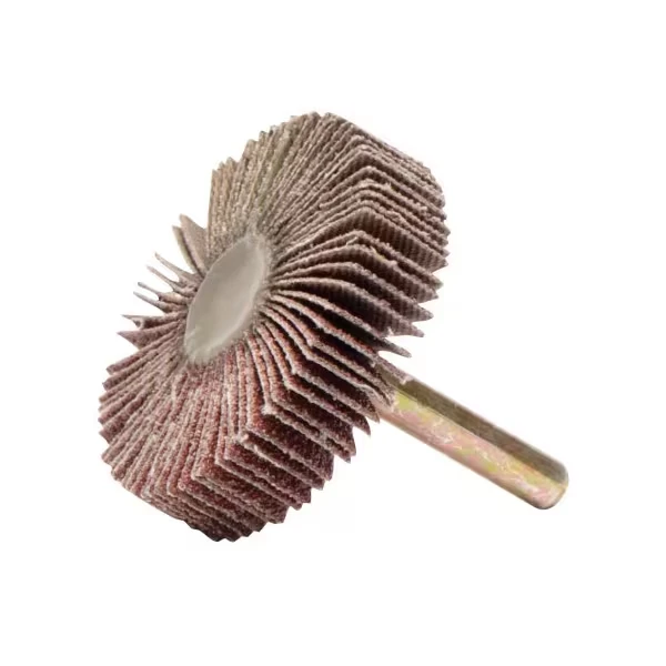 2 Inch x 1/2 Inch Tiger Coated Abrasive Flap Wheel, 1/4 Inch Stem, 60AO