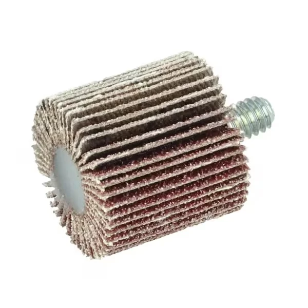 1 Inch x 1 Inch Tiger Coated Abrasive Flap Wheel, 1/4 Inch-20 Stem, 60AO