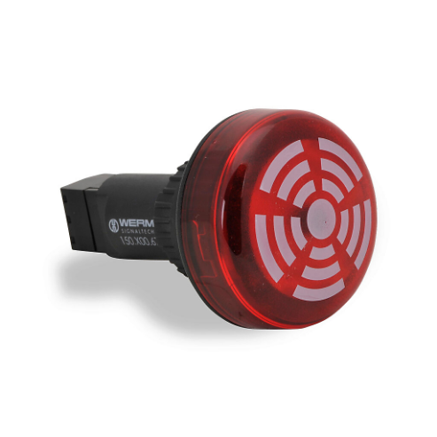 WERMA 15010067 Buzzer, 115VAC, 80 dB Decibels, Indoor/Outdoor, Surface/Wall, 2.9063 Inch Height | CU9VYX 452U52