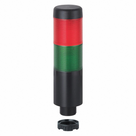 WERMA 69812075 Tower Light Assembly, 2 Lights, Green/Red, Flashing/Steady, Steady, LED | CU9VWT 452U07