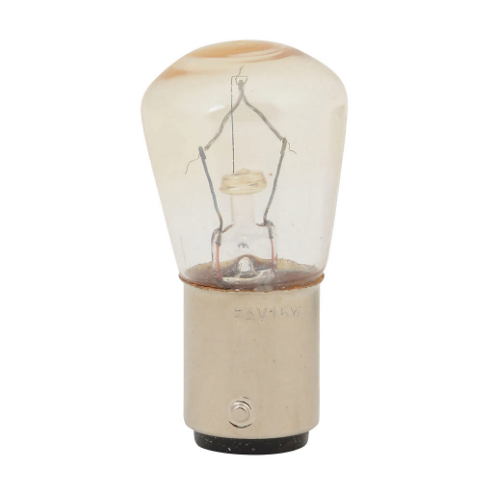 WERMA 95582635 Bulb, Incandescent, Replacement, 24 VAC/VDC, Ba15D Bayonet, Clear, 15W | CV6MZU
