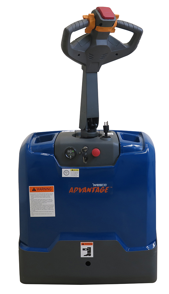 Heavy-Duty Power Pallet Truck with 27 x 48 Inch Forks 4400 lbs Capacity