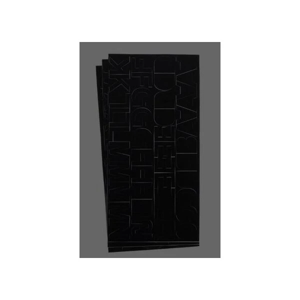 Permanent Vinyl Lettering, Helvetica 1 Inch