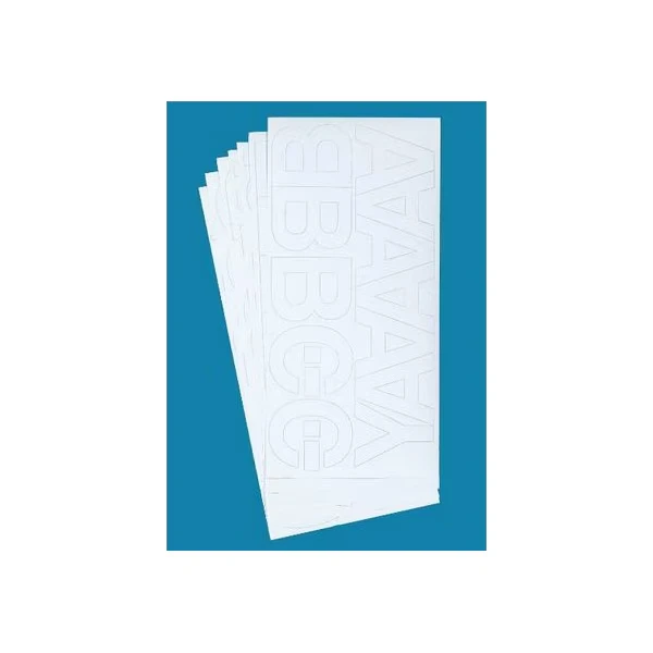 Permanent Vinyl Lettering, Helvetica 2 Inch