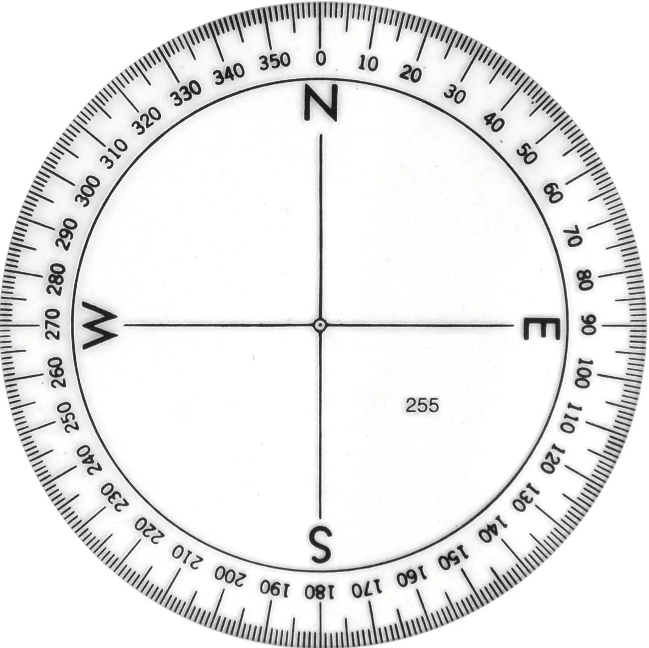 Protractors, 3 1/2 Inch 360 Protractor