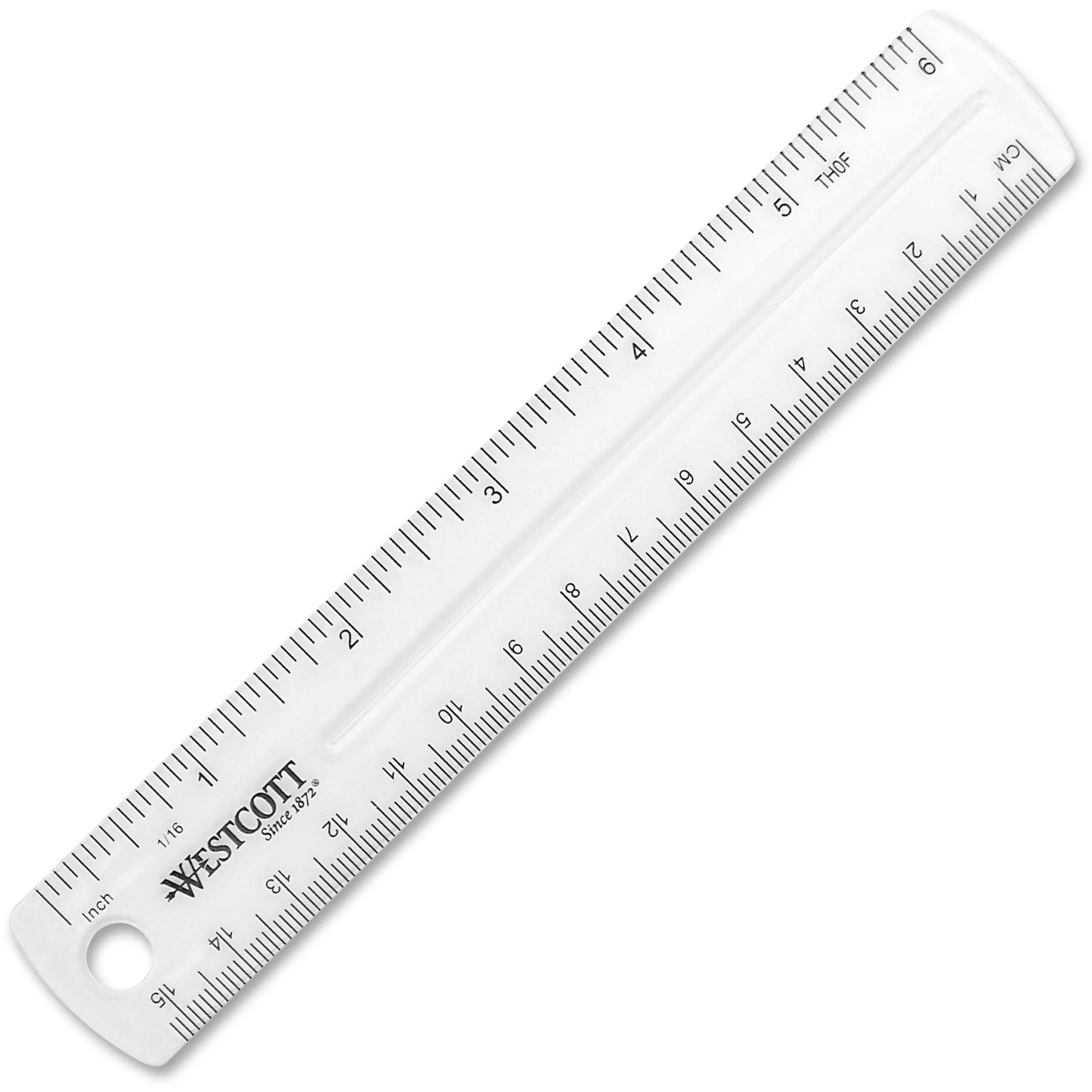 Rulers, 6 Inch Plastic Ruler, Clear