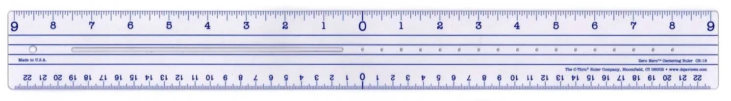 Rulers, 18 Inch Zero Hero Ruler