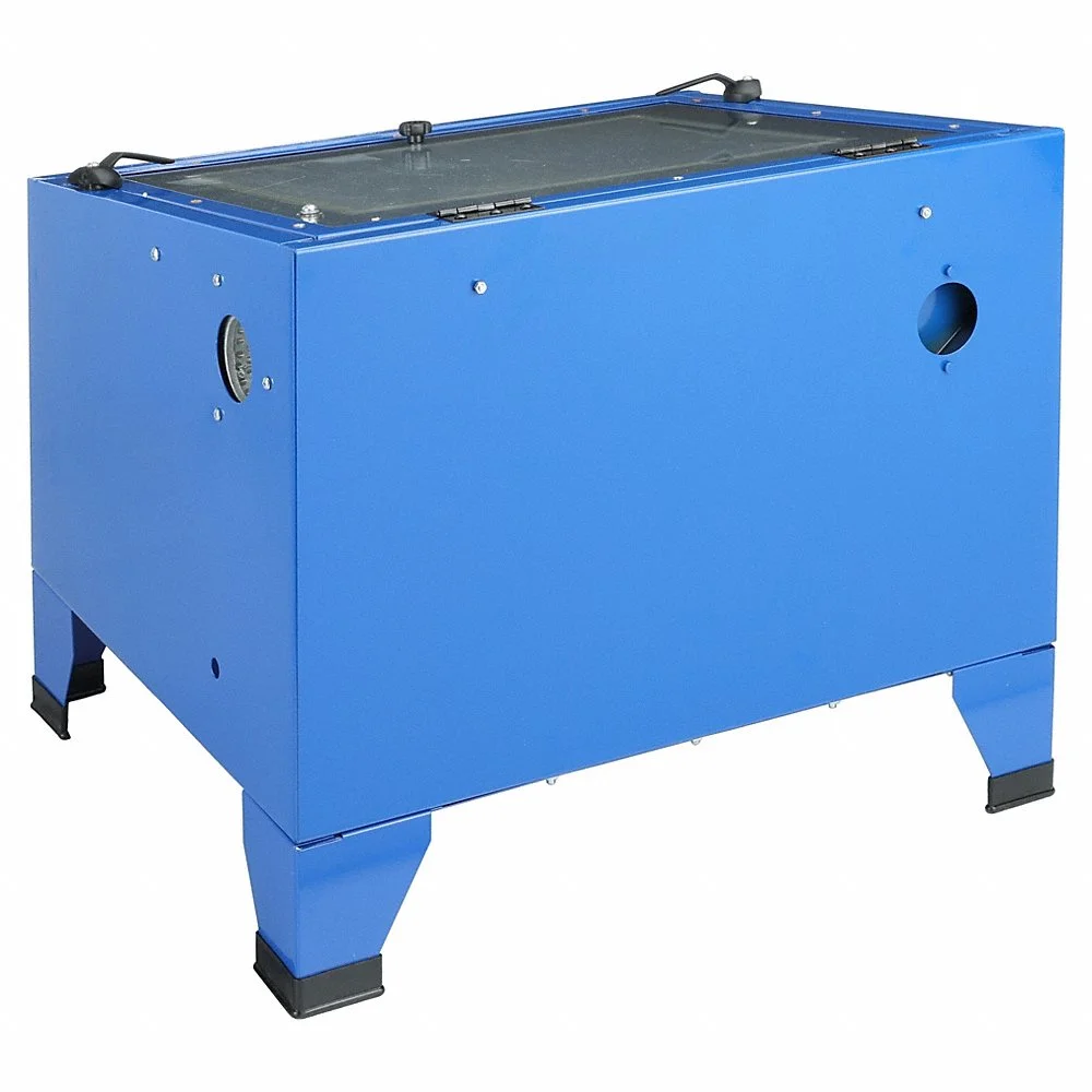 Westward 10Z916 | Abrasive Blast Cabinet, Siphon Feed, 22 Inch Wd
