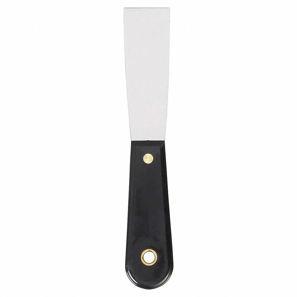 WESTWARD 13A663 Putty Knife Stiff Full Tang Steel/pp 1-1/4 | AA4RBD
