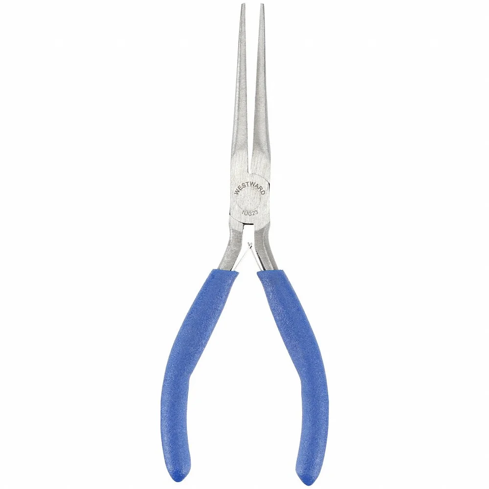 WESTWARD 1UG23 Needle Nose Plier, 1 5/8 Inch Max Jaw Opening, 5 7/8 Inch Overall Length | CU9XQX