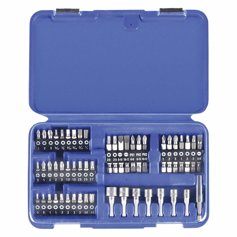 WESTWARD 1VXP5 Screwdriver Bit Set 1/4 Hex Dr 51 Pc | AB3XUT