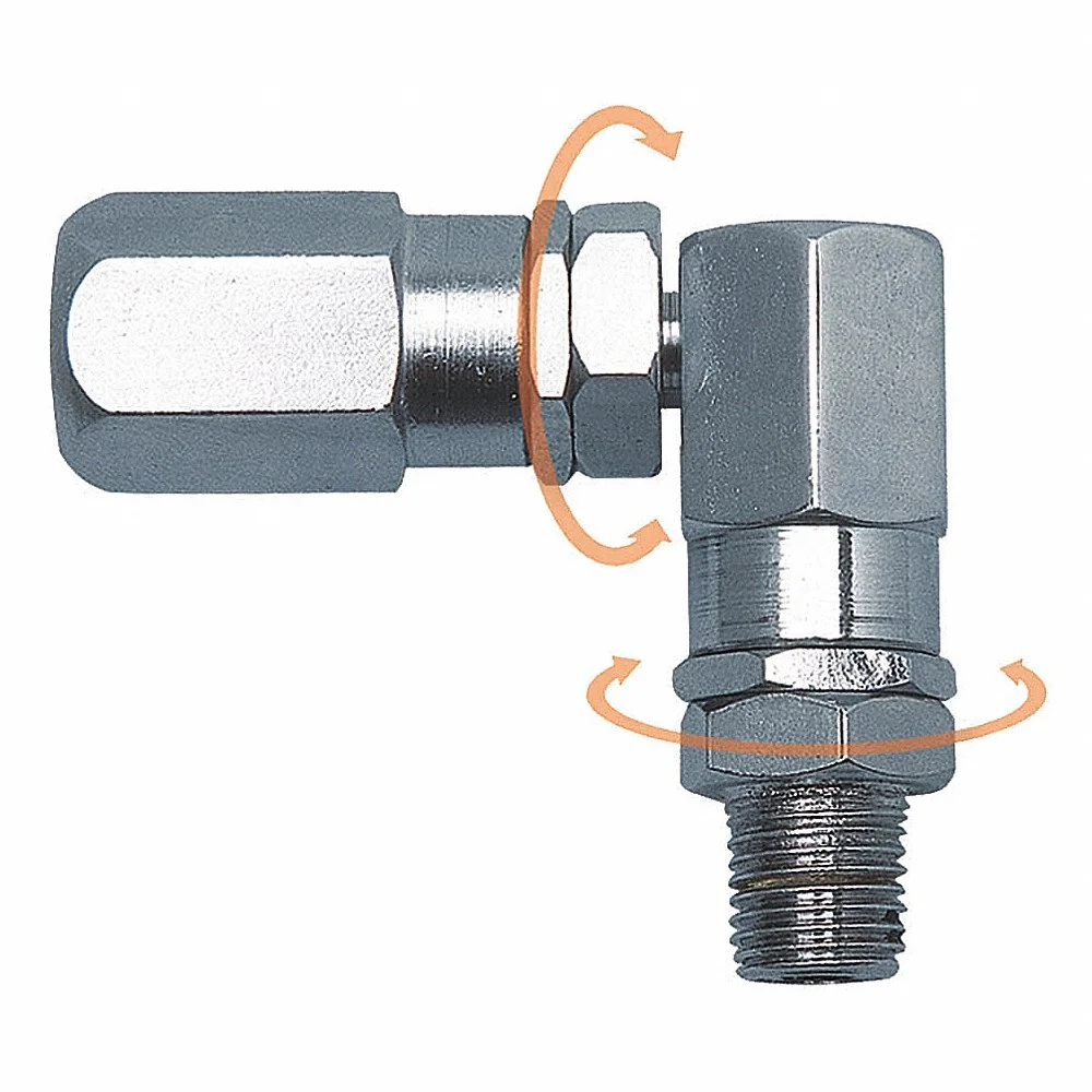 WESTWARD 21EM18 Grease Gun Swivel 90 Degree 1/8 Inch | AB6GAG