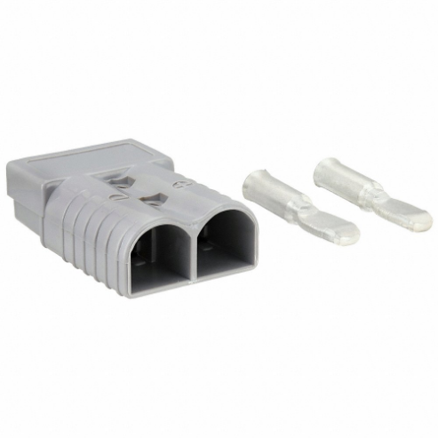Plug, Plug-Inch Size, 350A, Gray, 2/0 Ga