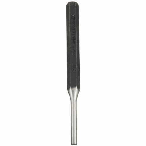 WESTWARD 2AJD5 Drive Pin Punch 1/16 Inch Tip 4 1/8 Inch Length | AB8YMF