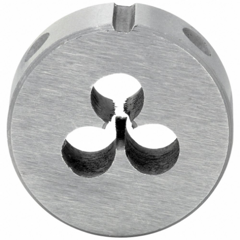 Round Solid Die Carbon Steel #12-24 1 Inch Od
