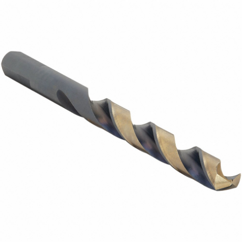 Jobber Drill Bit High Speed Steel Black/gold 31/64 In