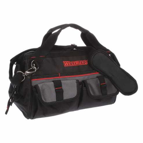 Wide-Mouth Tool Bag 21 Pockets 14 x 7-1/2