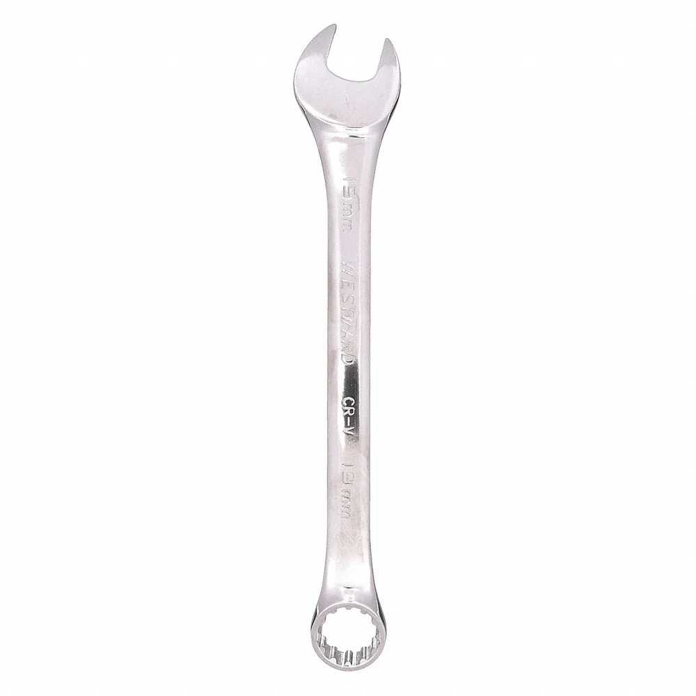 WESTWARD 33M595 Combination Wrench 19mm 9-11/16in. Overall Length | AC6FXV