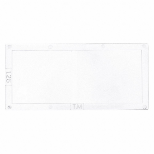 WESTWARD 33N561 Magnifier Lens With Diopter 1.25 | AC6GJQ