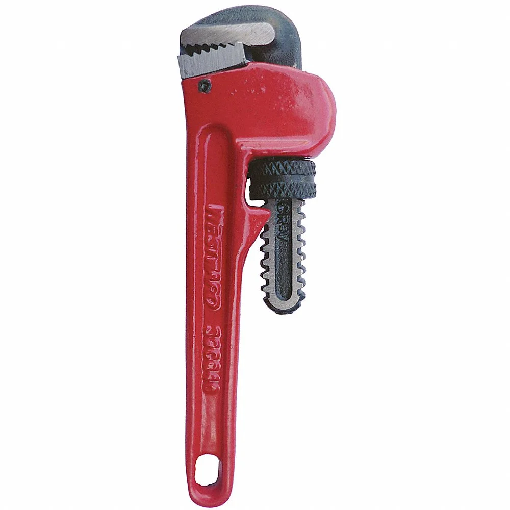 WESTWARD 39CG46 Straight Pipe Wrench Cast Iron 6 inch length | AH8YTE