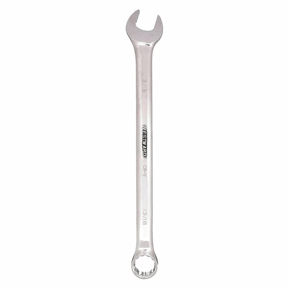 WESTWARD 3XU12 Combination Wrench 13/16 Inch Full Polish | AD3BTN