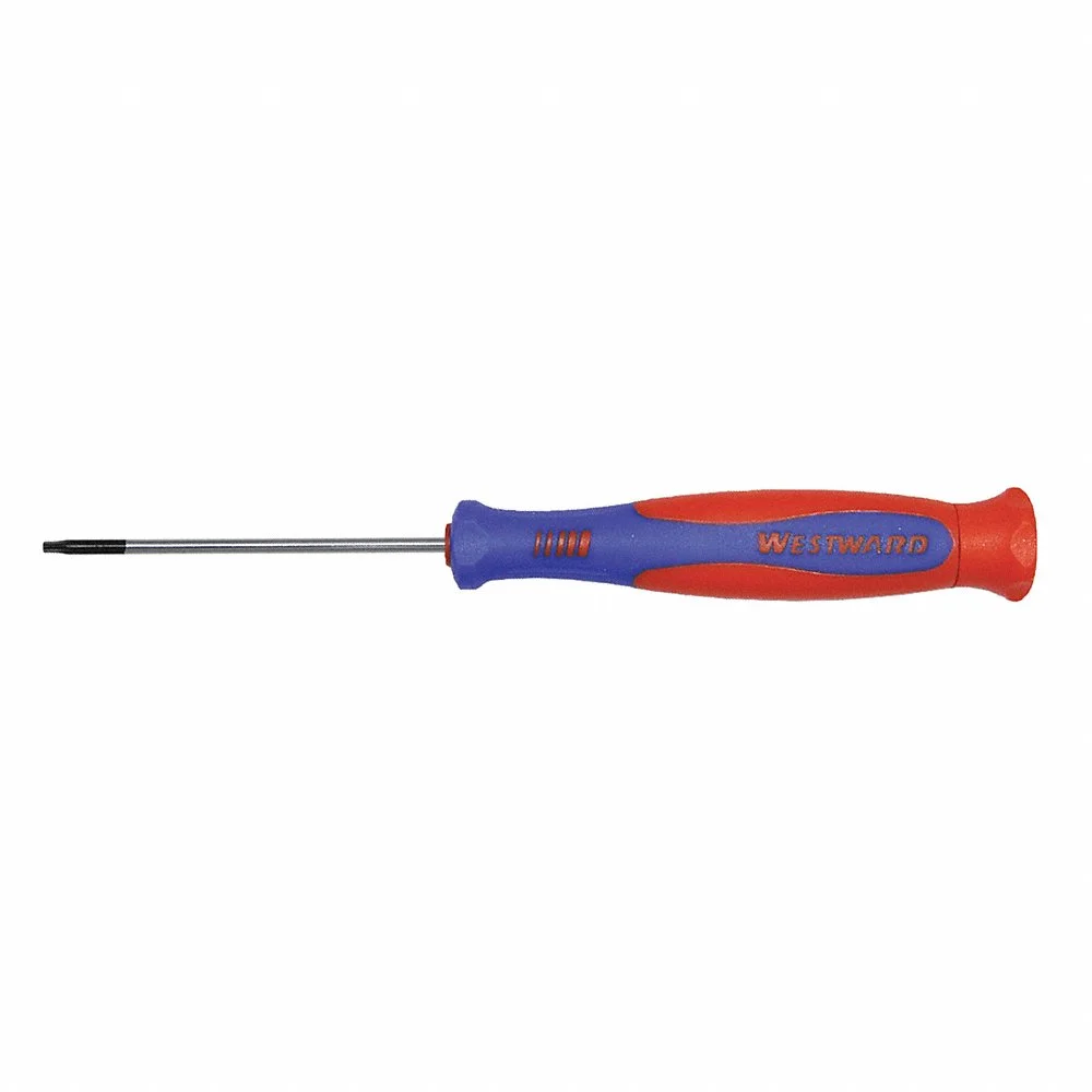WESTWARD 401L59 Precision Torx Screwdriver, T7 Tip Size, 6 1/4 Inch Length, 2 1/2 Inch Shank Length | CV2ATZ