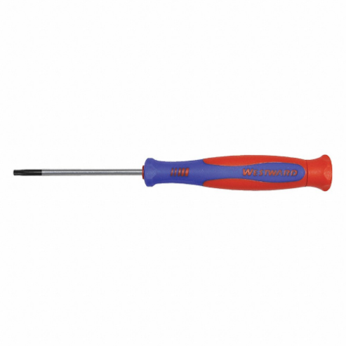 WESTWARD 401L61 Precision Torx Screwdriver, T10 Tip Size, 6 1/4 Inch Length, 2 1/2 Inch Shank Length | CJ3BAE
