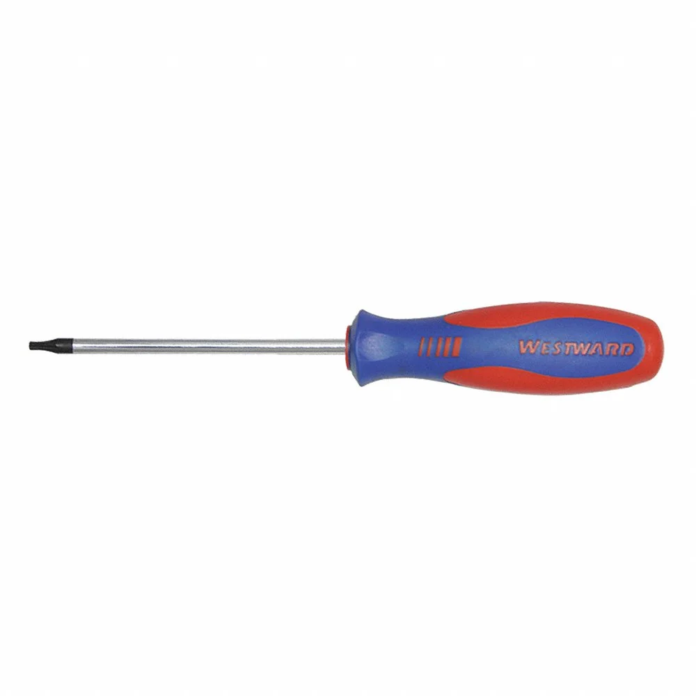 WESTWARD 401M36 General Purpose Torx Screwdriver, T10 Tip Size, 8 Inch Overall Length, 4 Inch Shank Length | CV2ATV