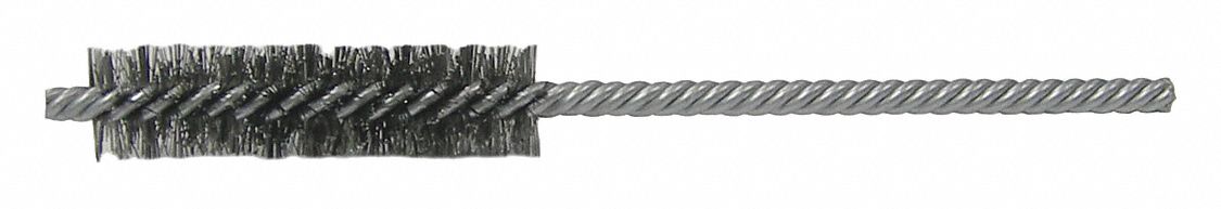 WESTWARD 45PE90 Power Spiral Brush, Double Shank, 2 Inch Brush, 5 Inch Length, Pack Of 10 | CH6JYC