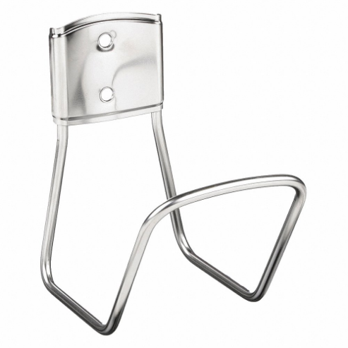 Garden Hose Hanger, 125 ft, Stainless Steel, Silver