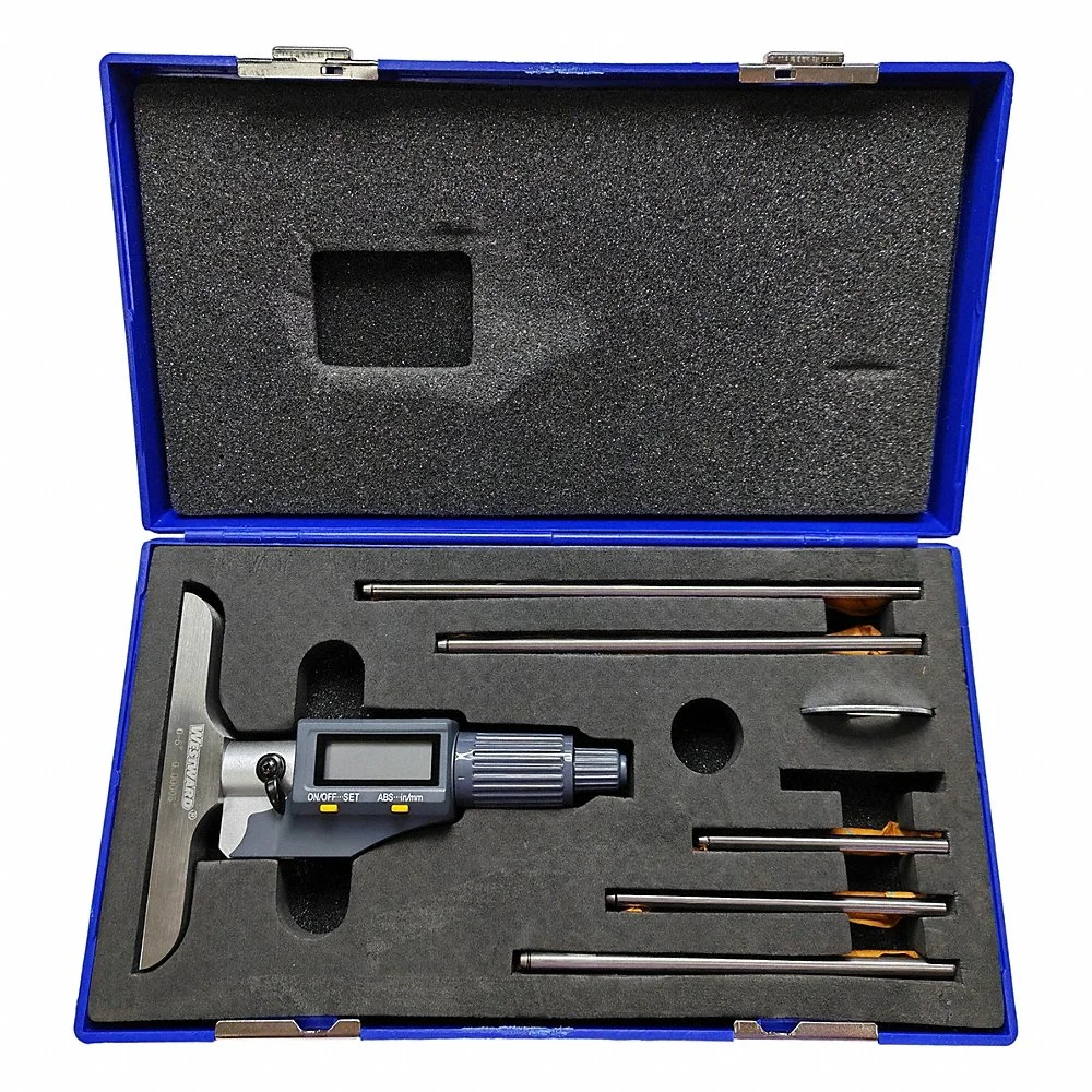 WESTWARD 4KY22 Depth Micrometer 0-6 Inch Electronic | AD8LXW