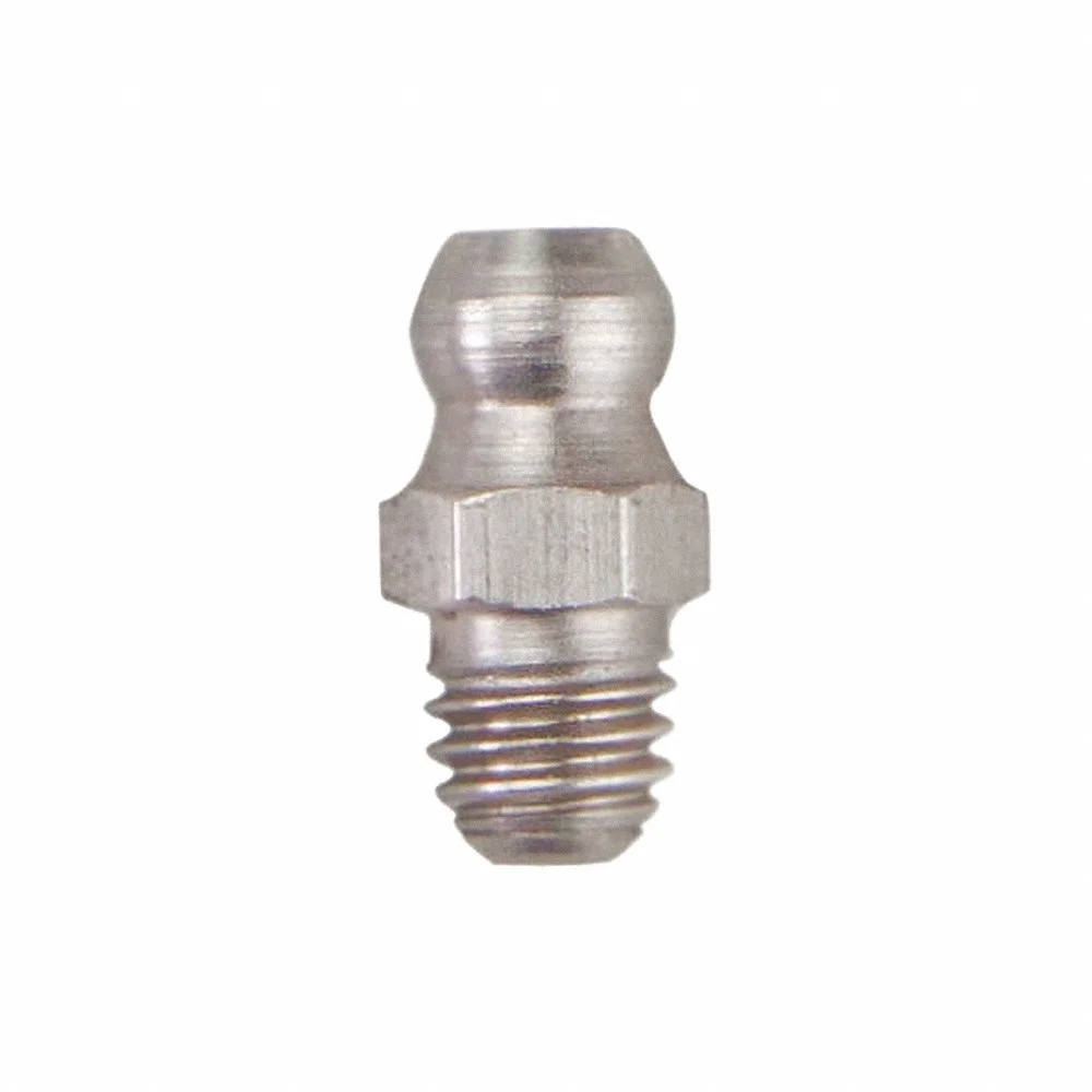 WESTWARD 52NZ82 Grease Fitting, M6-1 mm Fitting Thread Size, Metric, Stainless Steel, 10 PK | CU9XUZ
