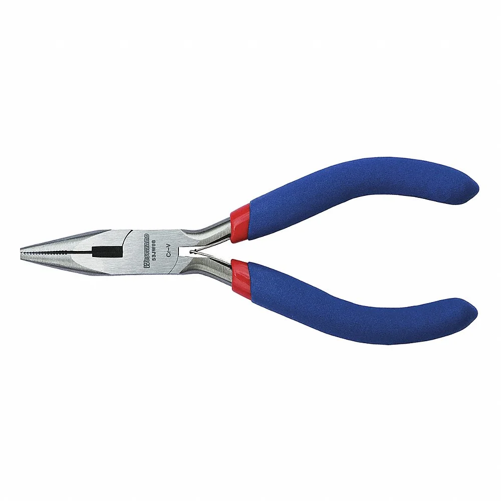 WESTWARD 53JW98 Needle Nose Plier, 3/4 Inch Max Jaw Opening, 4 7/8 Inch Overall Length | CU9XQZ